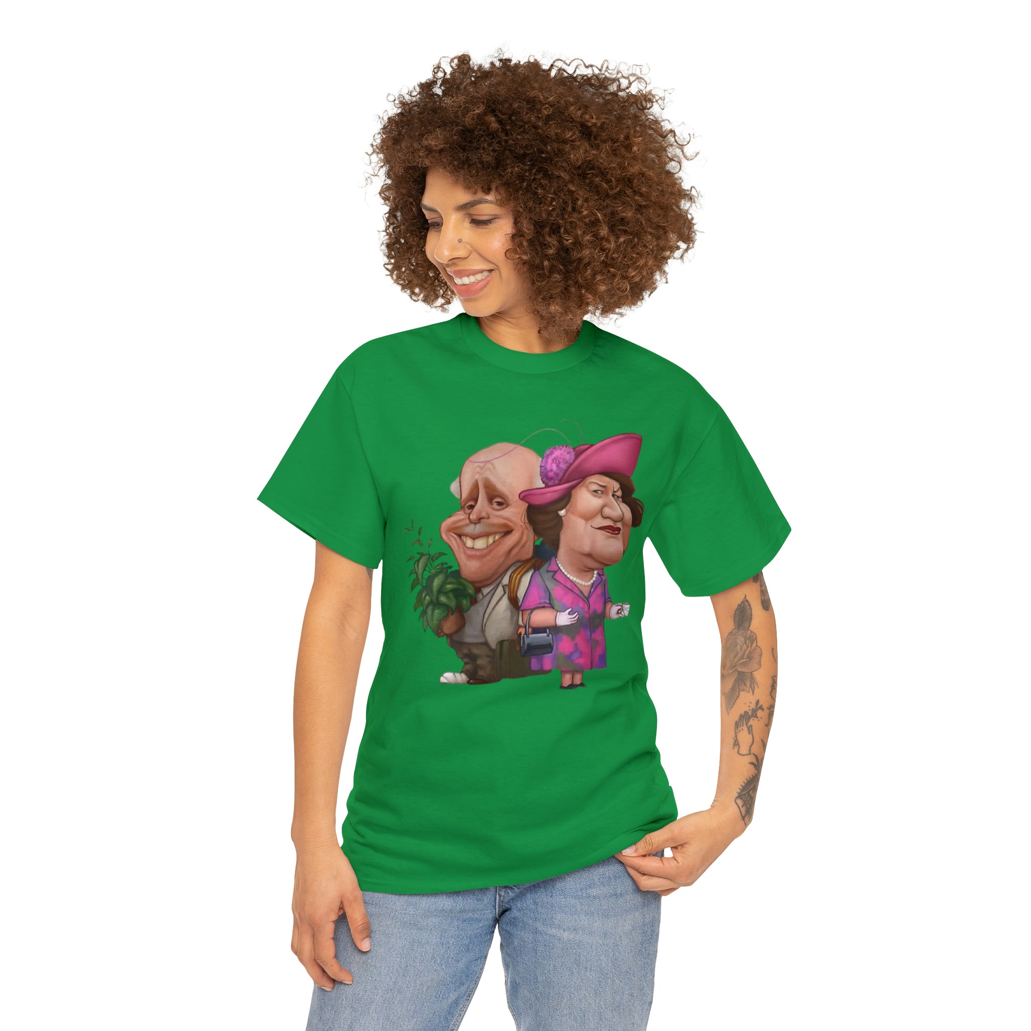Keeping Up Appearances 90's TV Show-Unisex Heavy Cotton T-Shirt - Creations by Chris and Carlos